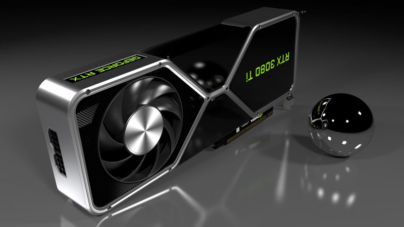 Nvidia GeForce RTX 3080 Ti, graphics card, 8K (horizontal)