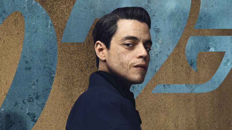 No Time to Die, Rami Malek, 4K (horizontal)