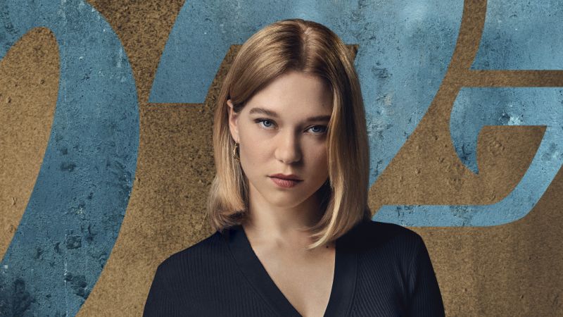 No Time to Die, Lea Seydoux, 4K (horizontal)