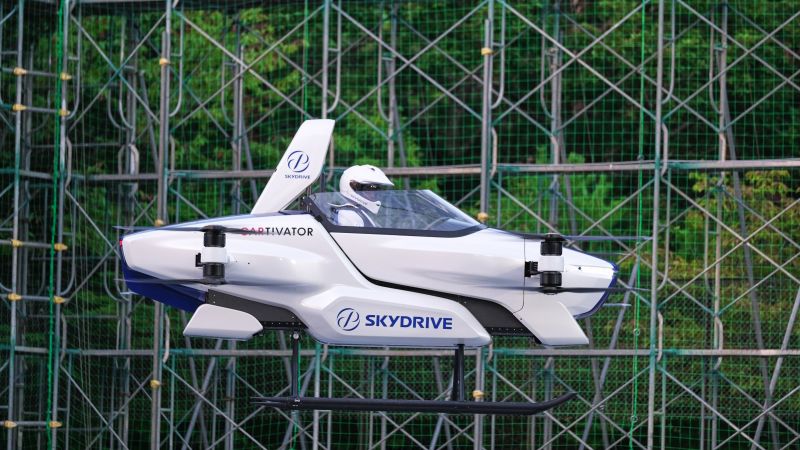 Toyota SkyDrive, flying taxi, 4K (horizontal)