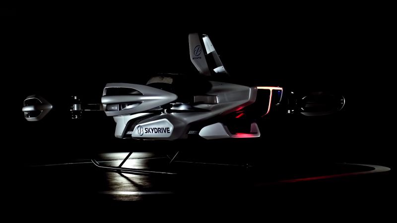 Toyota SkyDrive, flying taxi, 4K (horizontal)