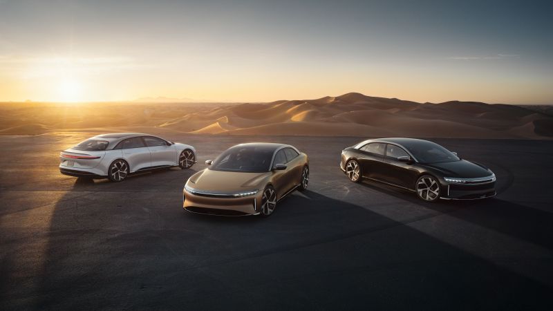 Lucid Air, 2021 cars, luxury cars, electric cars, 5K (horizontal)