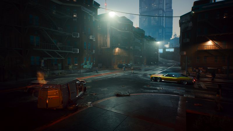 Cyberpunk 2077, screenshot, 4K (horizontal)