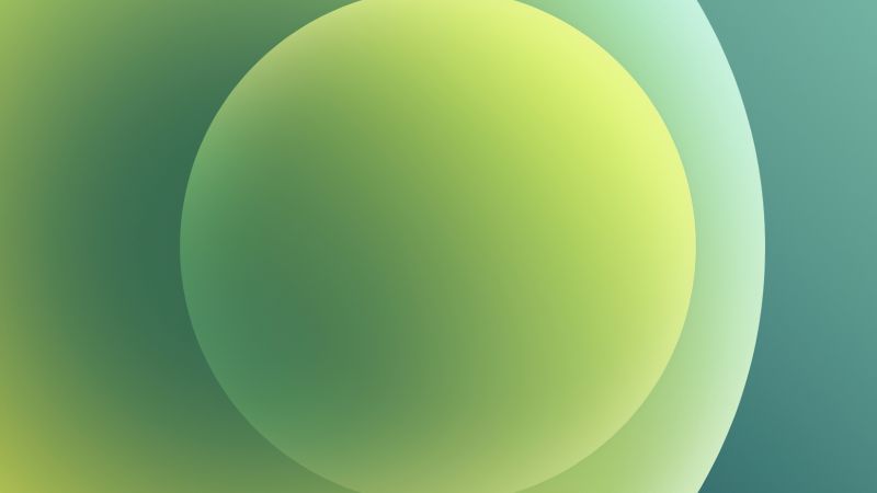 iPhone 12, green, abstract, Apple October 2020 Event, 4K (horizontal)