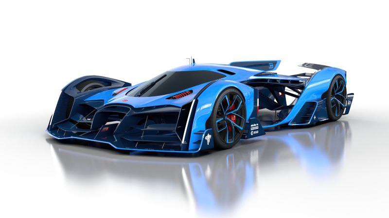 Bugatti Vision Le Mans, supercar, hypercar, 8K (horizontal)