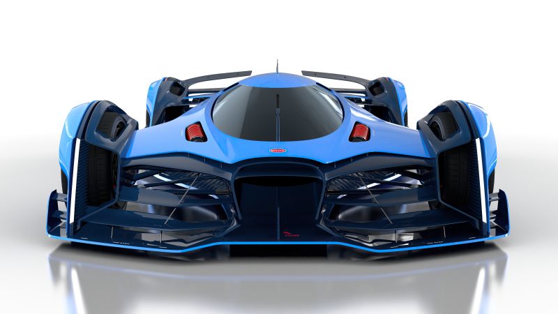 Bugatti Vision Le Mans, supercar, hypercar, 8K (horizontal)