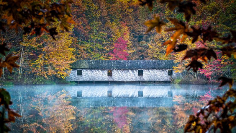 Bridge, Huntsville, Alabama, USA, Bing, Microsoft, 8K (horizontal)