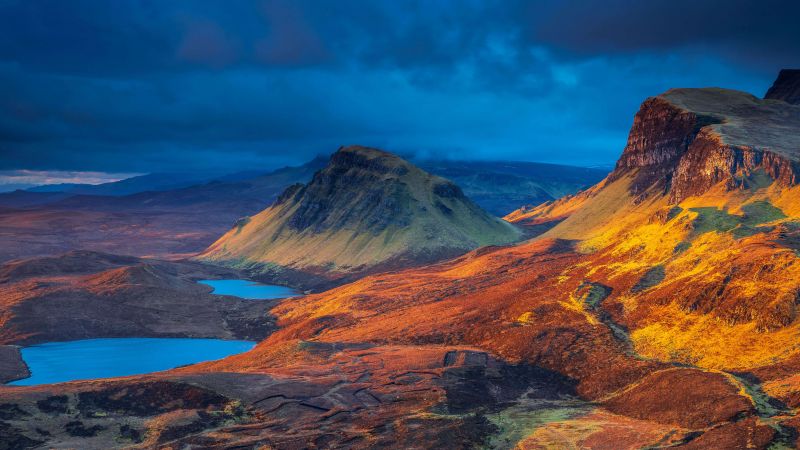 sky, mountains, Bing, Microsoft, 5K (horizontal)