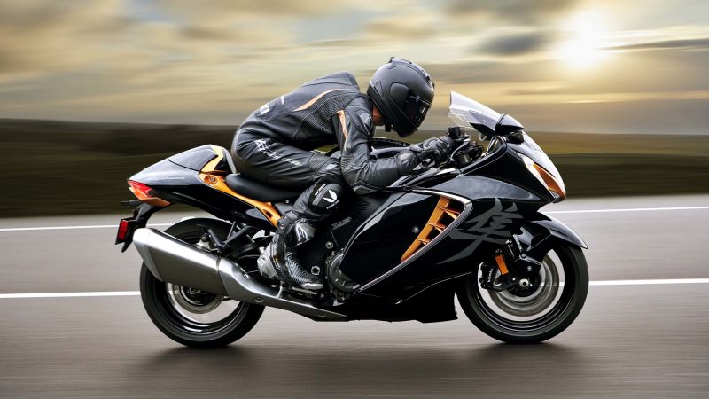 Suzuki Hayabusa, 2021 bikes, 4K (horizontal)