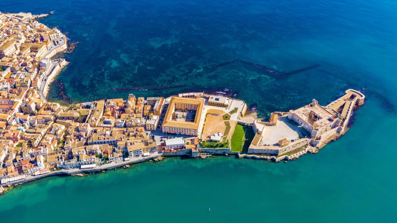 Syracuse, Sicily, Italy, island, sea, water, 5K (horizontal)