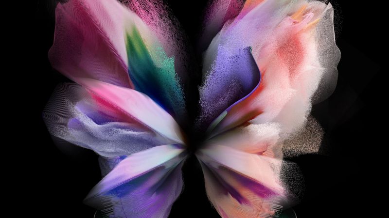 Samsung Galaxy Z Fold 3, abstract, SamsungEvent, HD (horizontal)