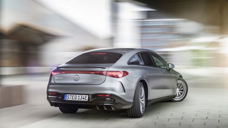 Mercedes-AMG EQS 53, Munich Motor Show 2021, electric cars, 2022 cars, 4K (horizontal)