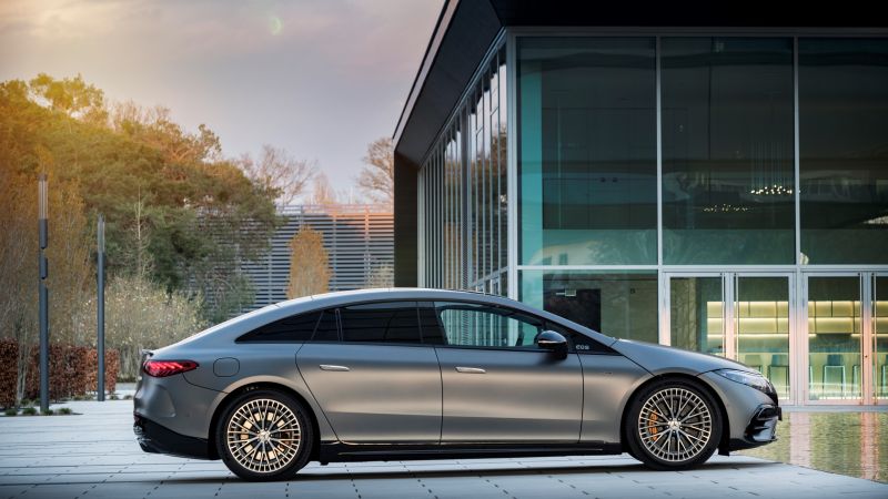 Mercedes-AMG EQS 53, Munich Motor Show 2021, electric cars, 2022 cars, 4K (horizontal)