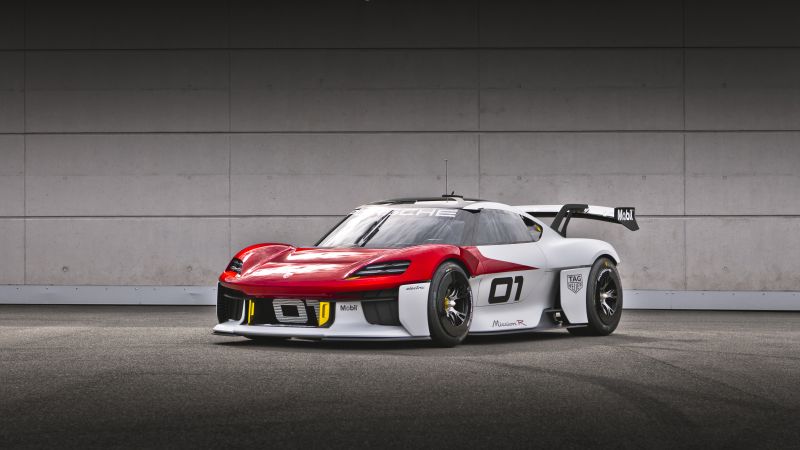 Porsche Mission R, Munich Motor Show 2021, electric cars, racing cars, 2022 cars, 5K (horizontal)