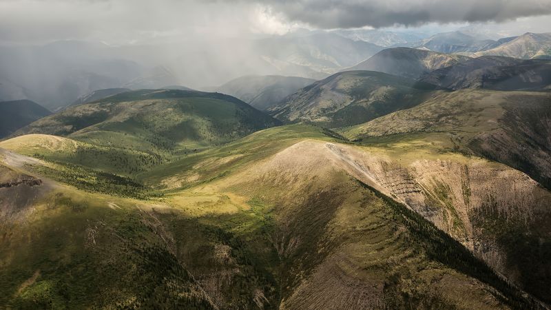 Nahanni National Park Reserve, Northwest Territories, Canada, mountains, clouds, 4K (horizontal)