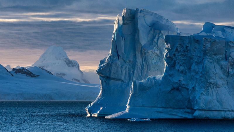 ice, glacier, 5K (horizontal)