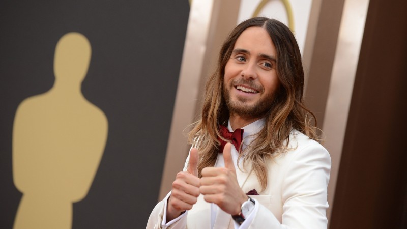 Jared Leto, Most Popular Celebs in 2015, oscar, 86th Academy Awards, actor, singer, songwriter, director (horizontal)
