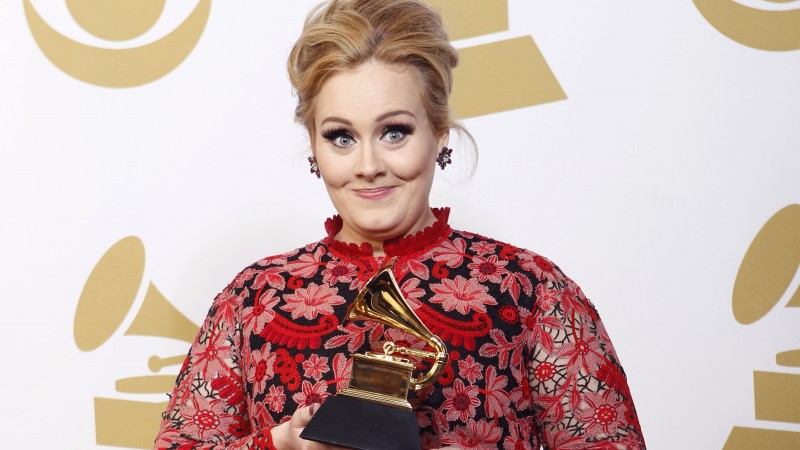Adele, Most Popular Celebs in 2015, Grammys 2015 Best Celebrity, singer, songwriter (horizontal)