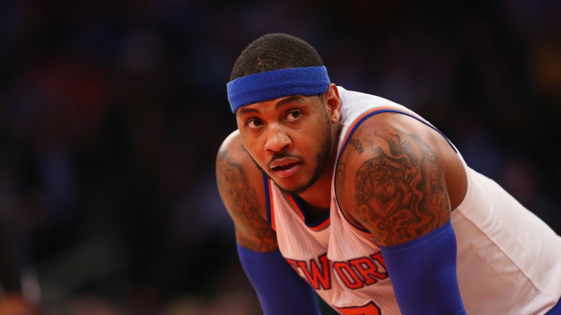 NBA, Carmelo Anthony, Best Basketball Players of 2015, basketball player, forward, New York Knicks (horizontal)