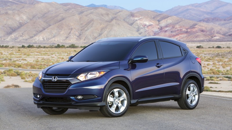 Honda HR-V, Vezel, 2015 cars, crossover, SUV, hybrid, ecosafe, review, test drive, side (horizontal)