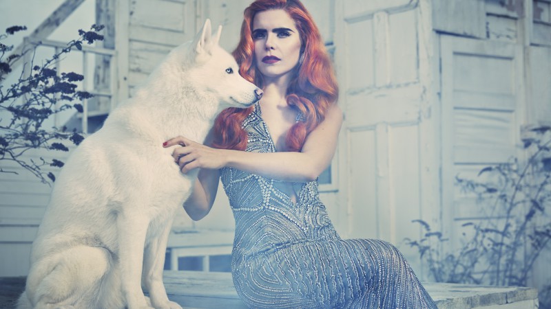 Paloma Faith, Most Popular Celebs in 2015, actress, singer, red hair, dog (horizontal)