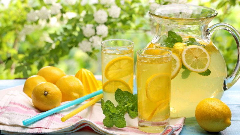 lemonade, drinks, cocktails, juice, summer, sun, , fruit, lemon, ice, honey (horizontal)