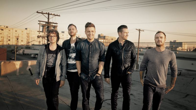 OneRepublic, Top music artist and bands, Ryan Tedder, Zach Filkins, Eddie Fisher, Brent Kutzle (horizontal)
