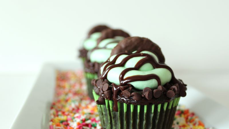 Cake, Saint Patrick's Day, green, chocolate (horizontal)