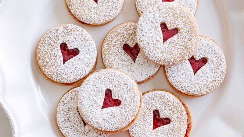 Cookies, heart (horizontal)