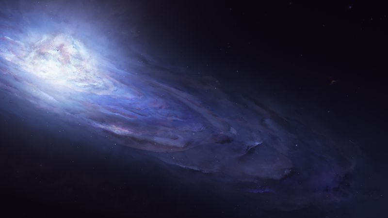 Nebula, space, stars, Andromeda (horizontal)