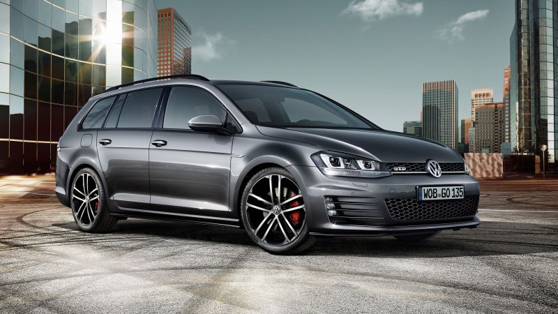 Volkswagen Golf GTD Variant, hatchback, gray. (horizontal)