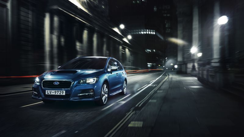 Subaru levorg, universal, blue, tonnel. (horizontal)