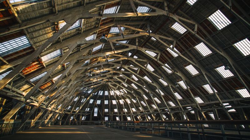 Chatham Dockyard, Kent, wooden, building (horizontal)