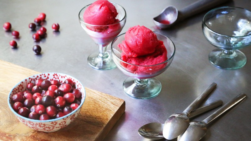 sorbet, berries, ice (horizontal)