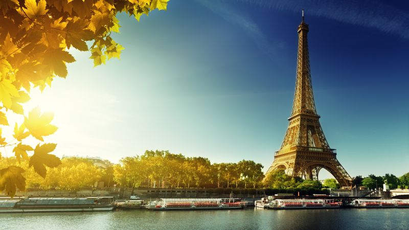 Paris, Eiffel Tower, France, autumn, travel, tourism (horizontal)