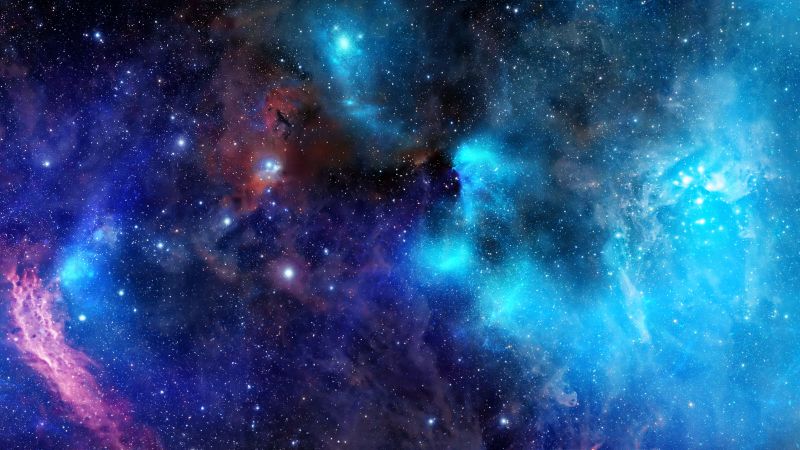 Nebula, space, stars, Andromeda (horizontal)