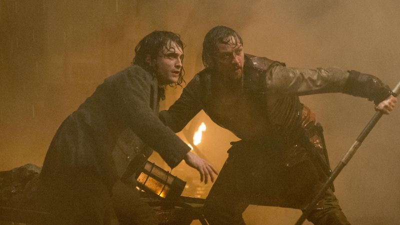 Victor Frankenstein, James McAvoy, Daniel Radcliffe (horizontal)