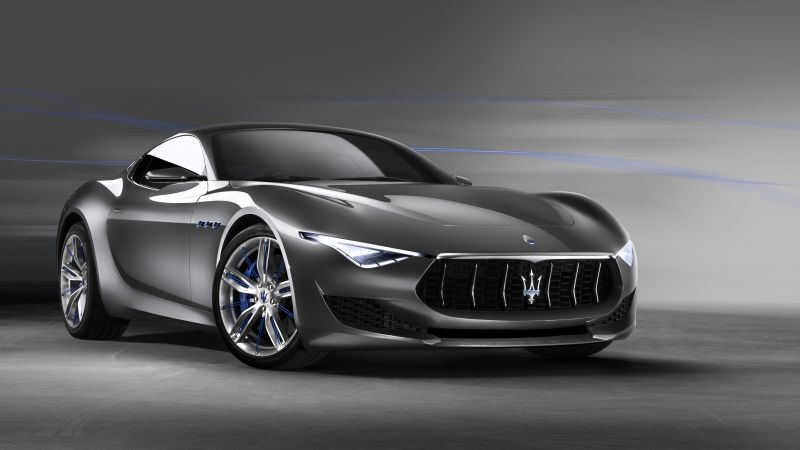 Maserati Alfieri, supercar, Maserati, luxury cars, sports car, speed, concept, side, 2015 Detroit Auto Show, NAIAS, Frankfurt 2015 (horizontal)