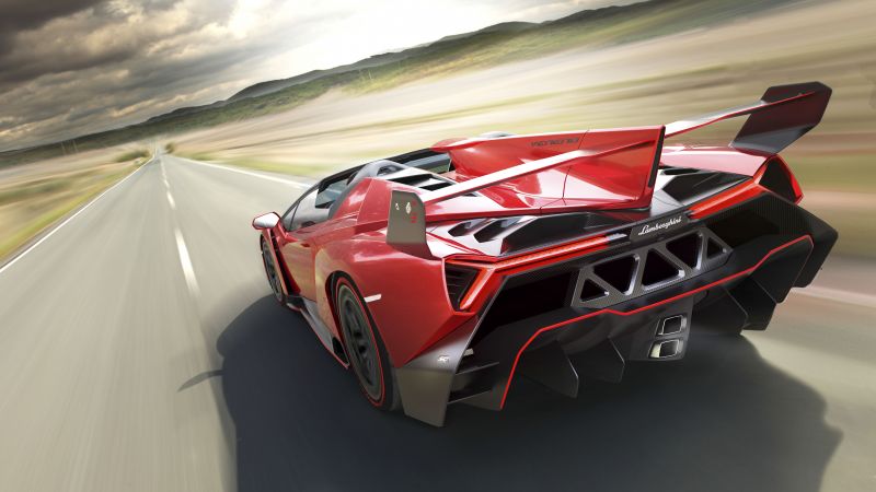 Lamborghini Veneno, supercar, Concept car (horizontal)