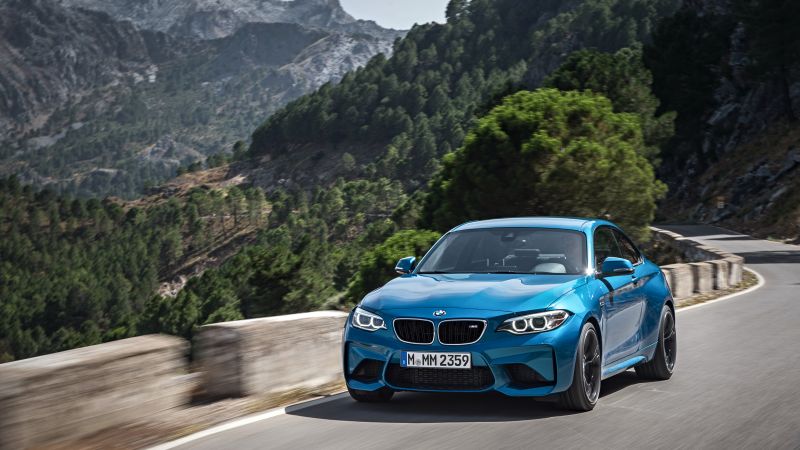 BMW M2, blue, SUV, xDrive, sDrive (horizontal)