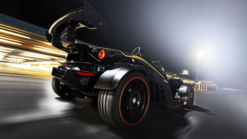 Wimmer RS, KTM X-Bow, GT Dubai, sport car, black (horizontal)