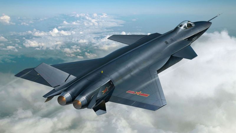 Shenyang J-20, China army, fighter aircraft, air force, China (horizontal)