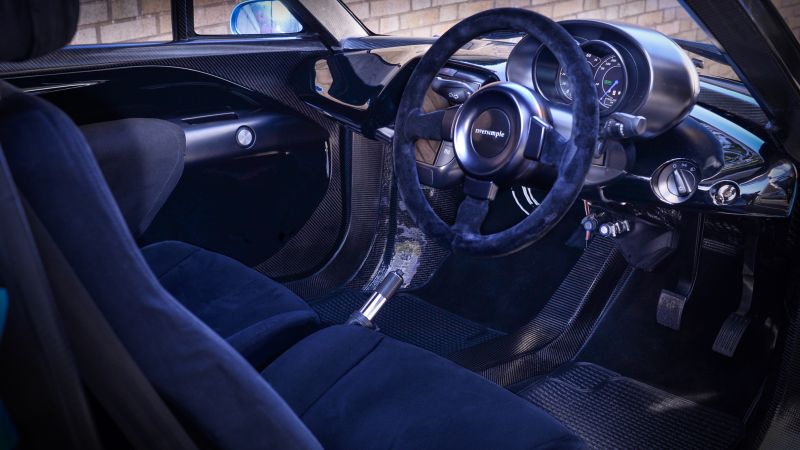 Riversimple Rasa, hydrogen-powered city car, hydrogen, interior (horizontal)