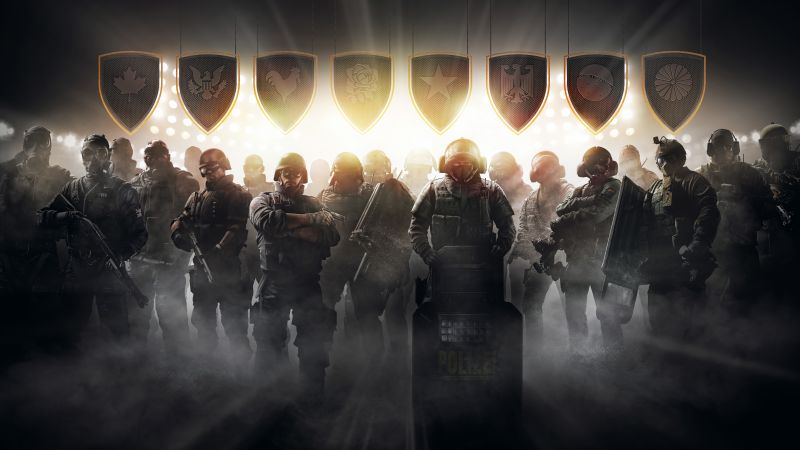 Tom Clancy's Rainbow Six Siege Pro League, game, shooter, soldier, police (horizontal)