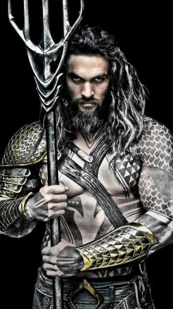 Aquaman, Jason Momoa, DC, superhero (vertical)