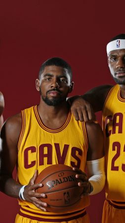 NBA, Kyrie Irving, Kevin Love, cleveland, bascketball (vertical)