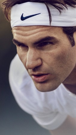 Roger Federer, tennis, Nike, Sweden (vertical)