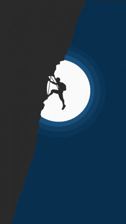 mountain, 4k, 5k wallpaper, climber, android wallpaper, flat (vertical)