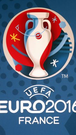 euro 2016, football, logo, France, Geneva (vertical)