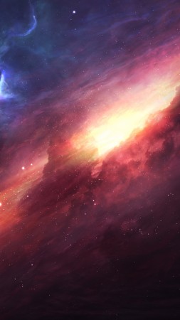 art, space, galaxy, universe, stars (vertical)